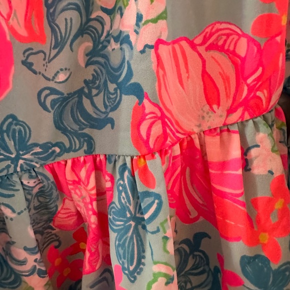 NWT Lilly Pulitzer MaryAnne Flutter Sleeve  Size 12 - Picture 9 of 13